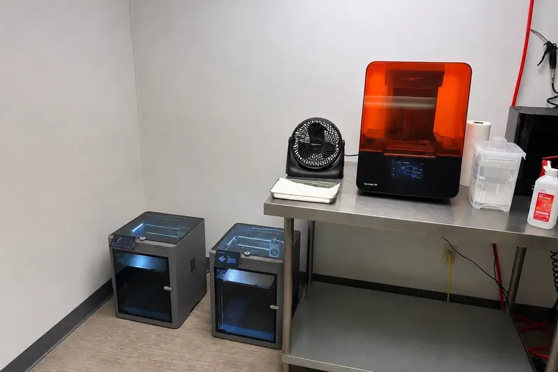 3D printers in the Pulse PD lab